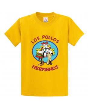 Los Pollos Hermanos Fast Food Chain Inspired Classic Unisex Kids and Adults T-Shirt For TV Show Breaking Fans